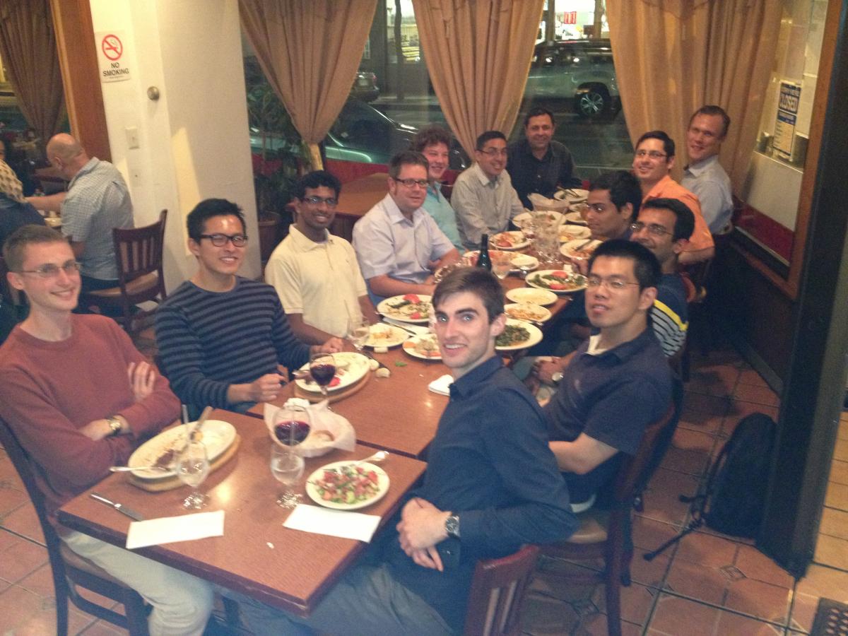 2014: Arash's Farewell Dinner.